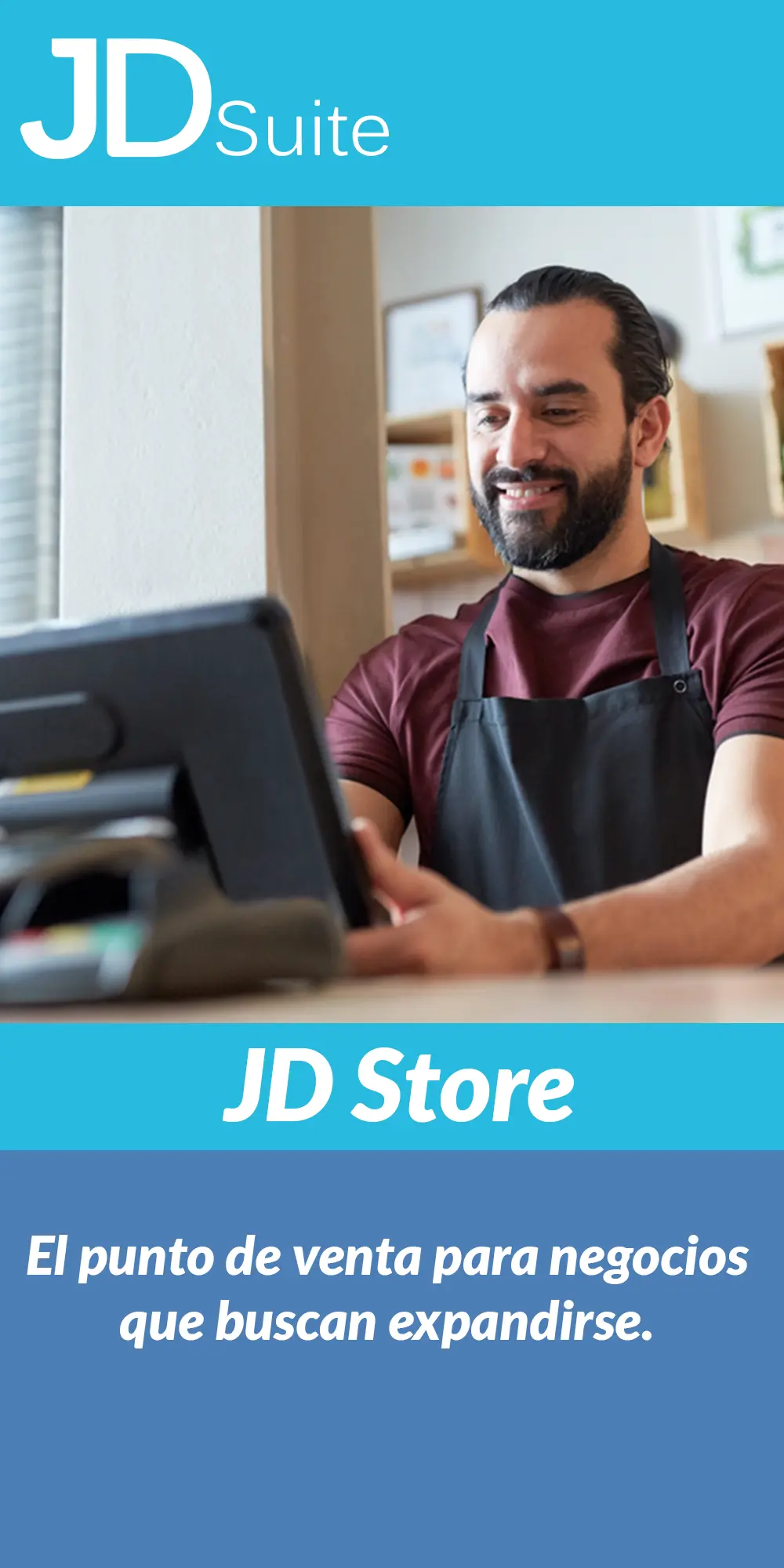 jd store es el mejor punto de venta para negocios en expansión.